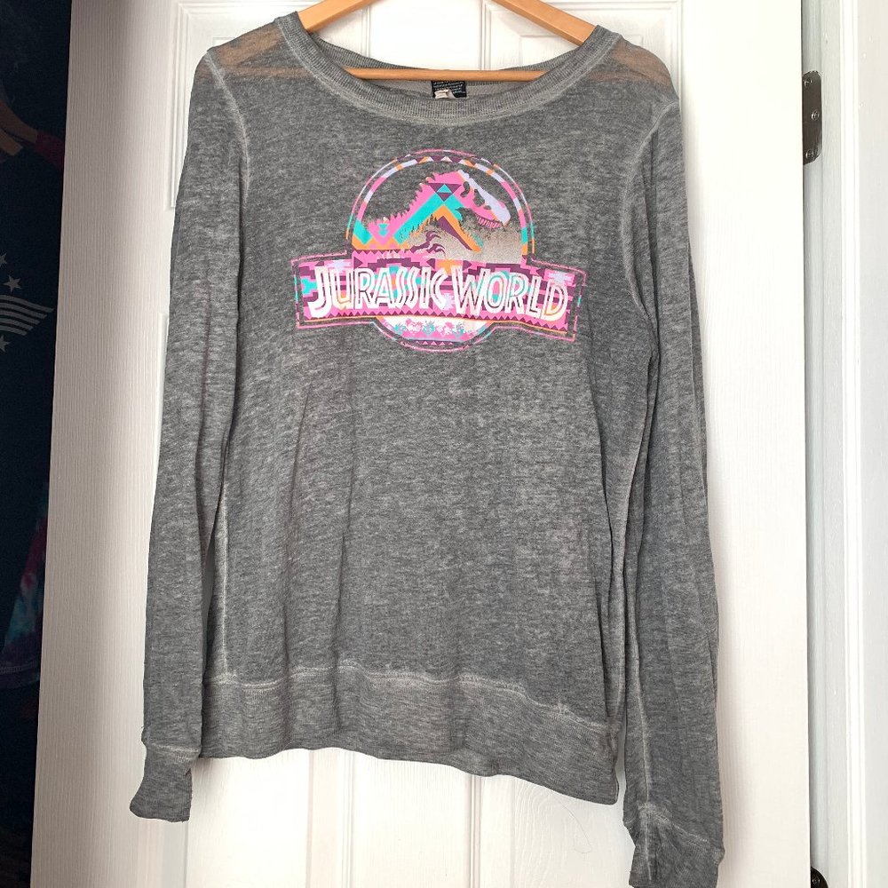 jurassic world crew neck sweater
